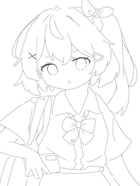 フランちゃん　線画