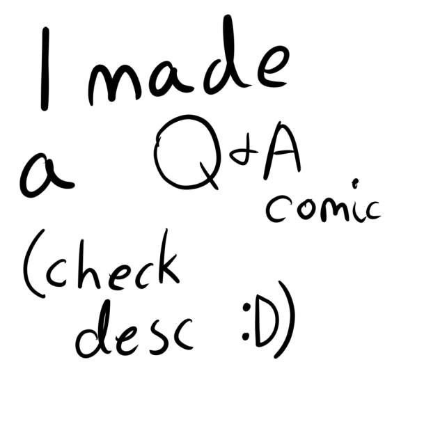 I made a Q&A comic