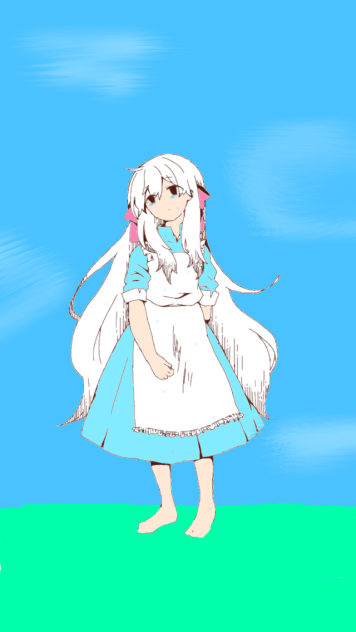 マリーちゃん 線画借りました！