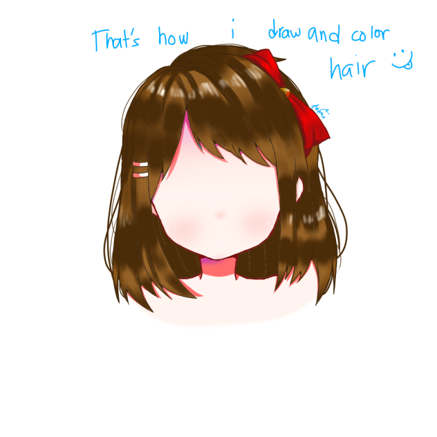 how to draw hair ibisPaint