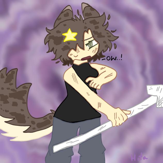 Hita with Kira(weapon)