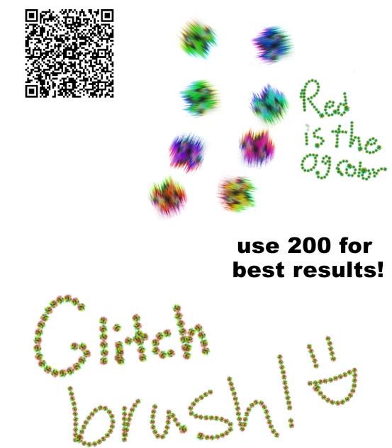 Glitch brush
