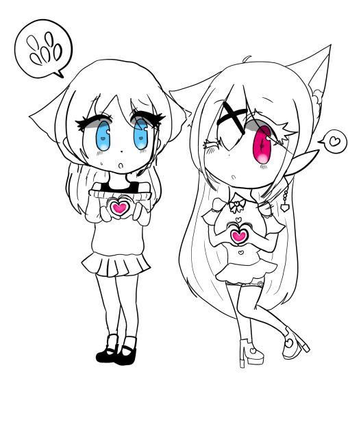 106 あきねこ描いてくれてありがと〜　お礼です