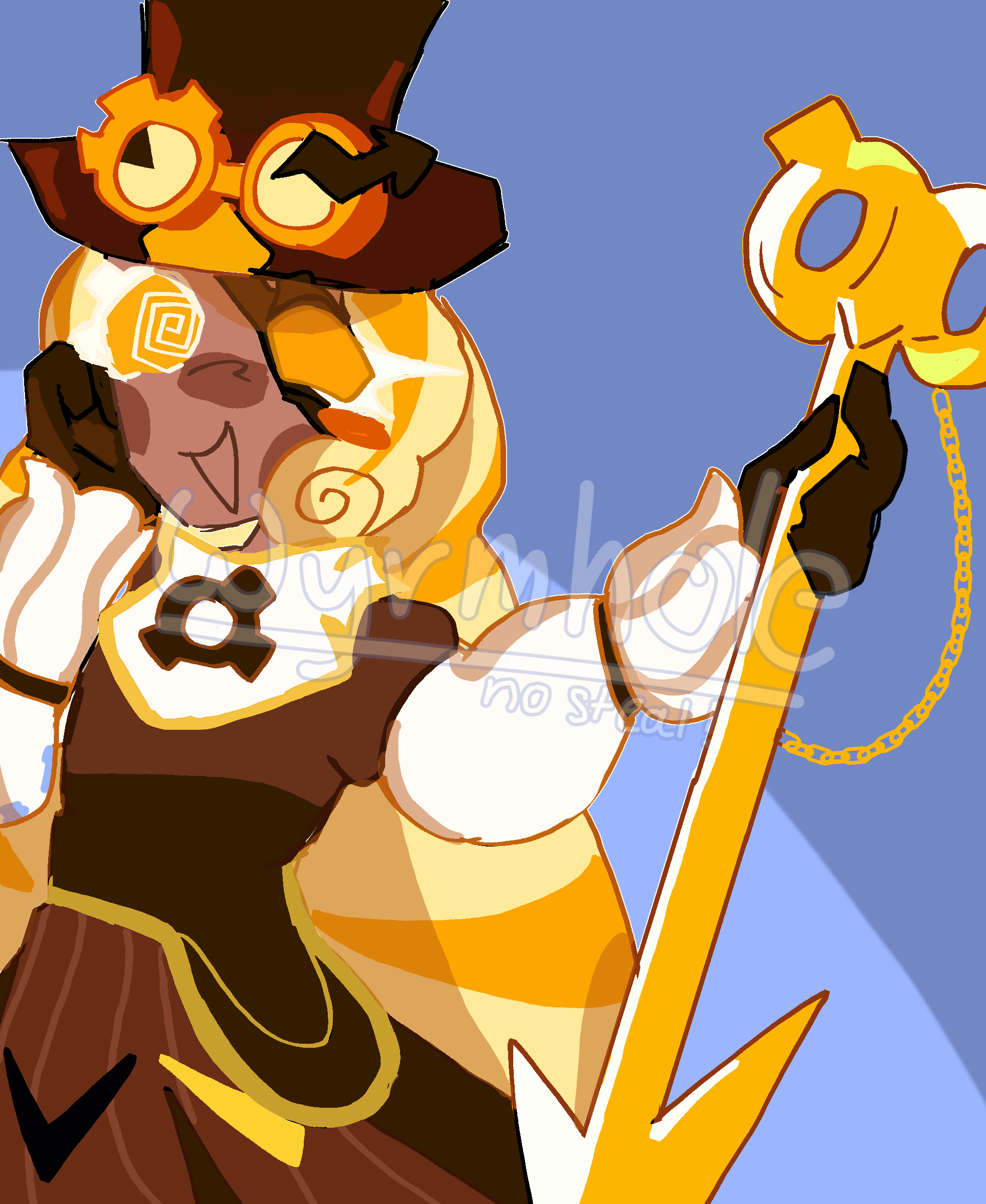 TIMEKEEPER COOKIE !!⏱️💛🧡 - ibisPaint