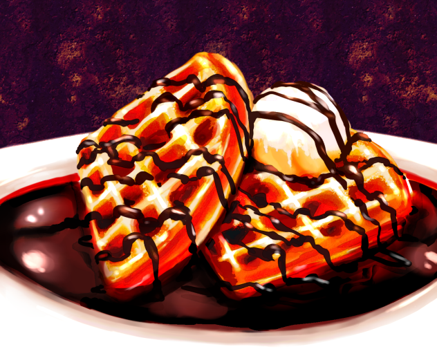 チョコワッフル
