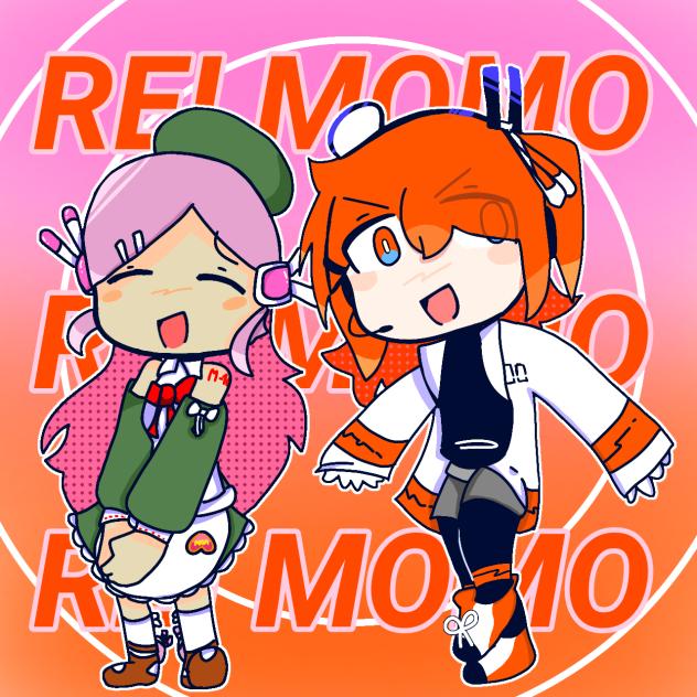 Adachi Rei and Momone Momo