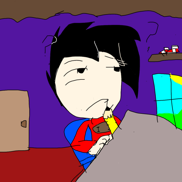 Eu tentando imagina um desenho para cria