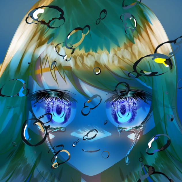 沈んでいく───