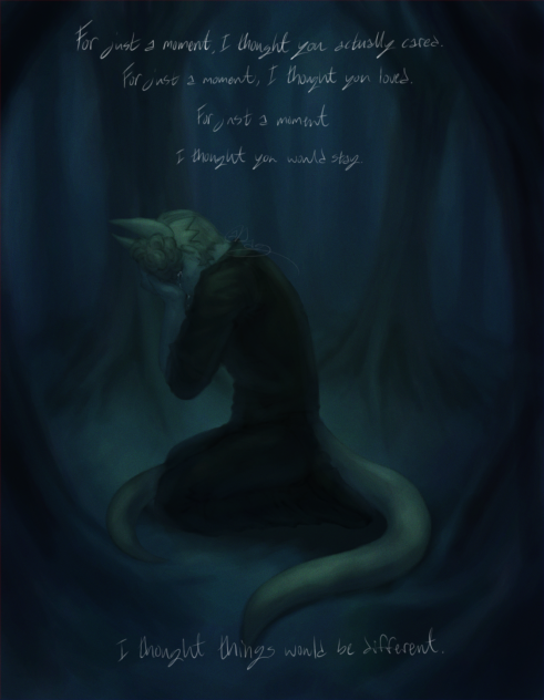 For just a moment