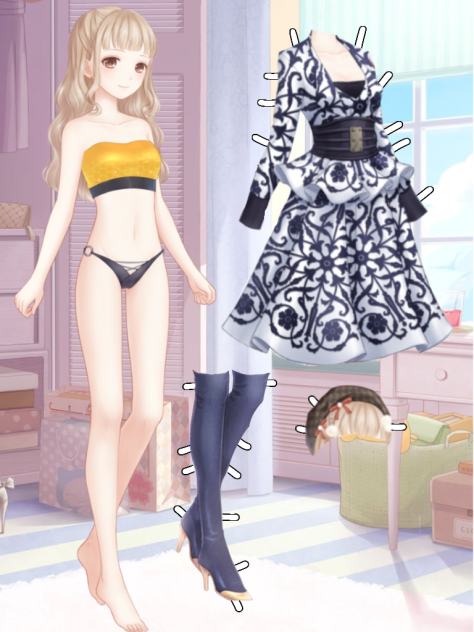 Paper dolls Love nikki dress up Queen