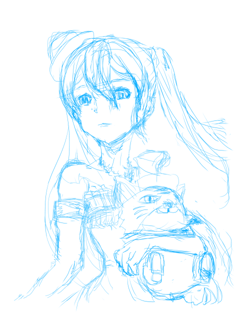 グランブルーファンタジー のキャラクタで使われている風のあおりの練習