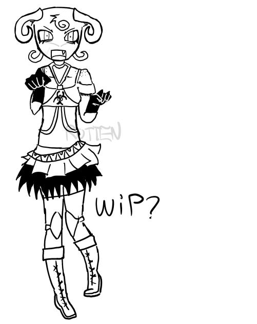 Wip PHIGHTING oc - ibisPaint