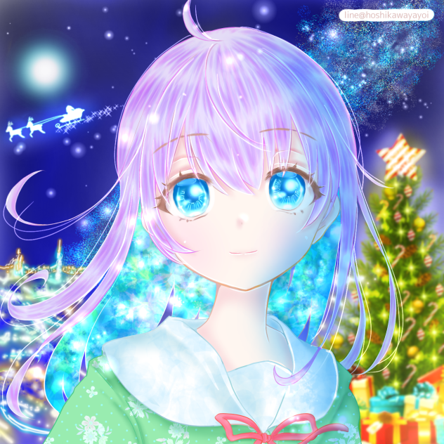 ☆星川ヤヨイ様の線画お借りしました♪