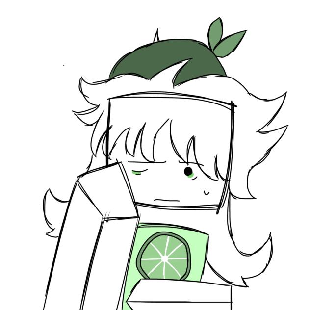 Lime Girl Drawing1!!1!1!1!1!! (Colored)