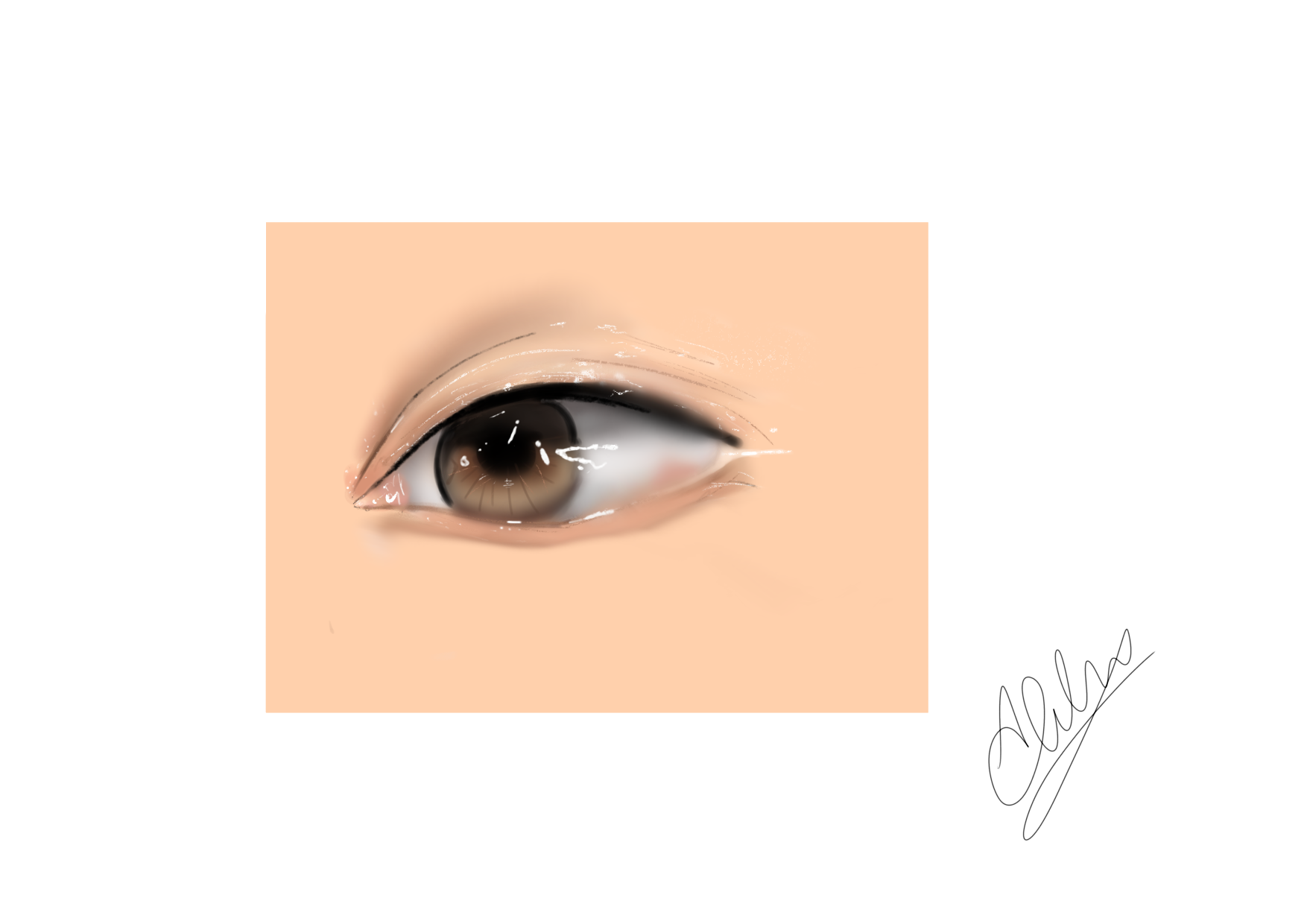 Realistic eye - ibisPaint