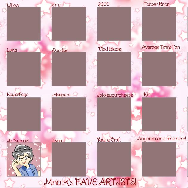 MnotK's Favorite Artist Collab