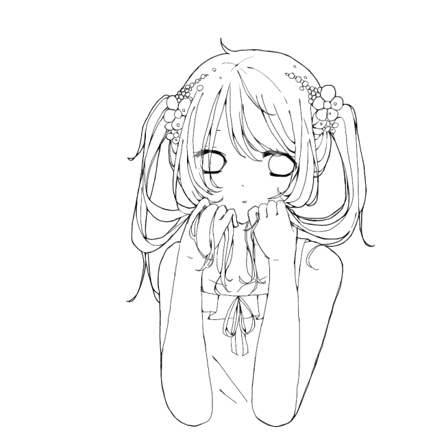 線画(°▽°)