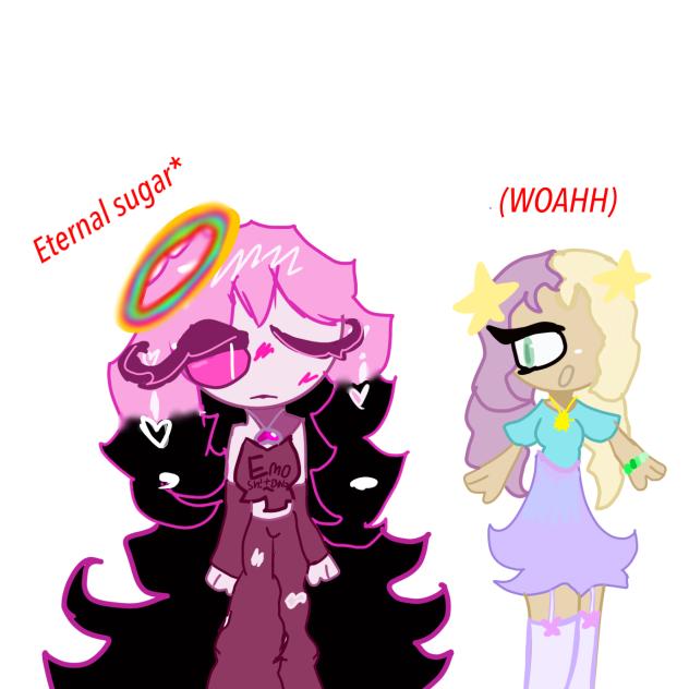 Emo sugar and yelena’s oc!