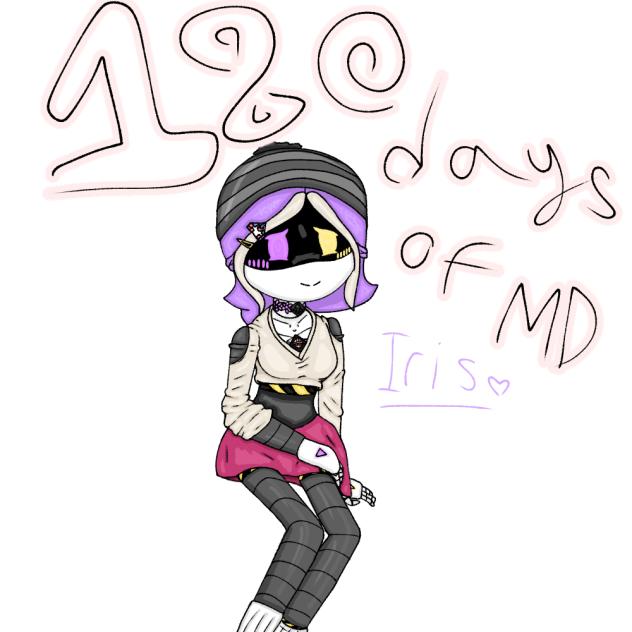 180 day streak of MD Iris OC celebration