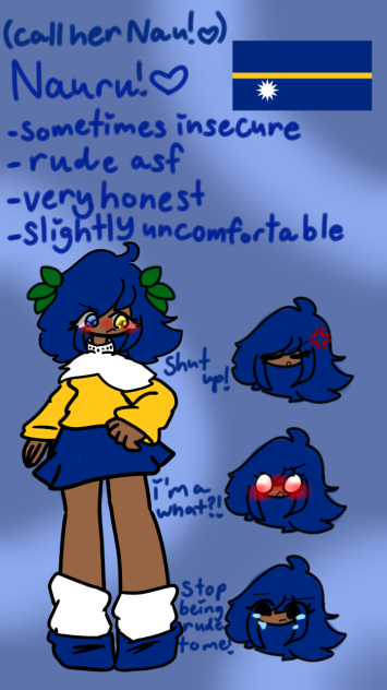 Nauru Countryhumans (remake!)