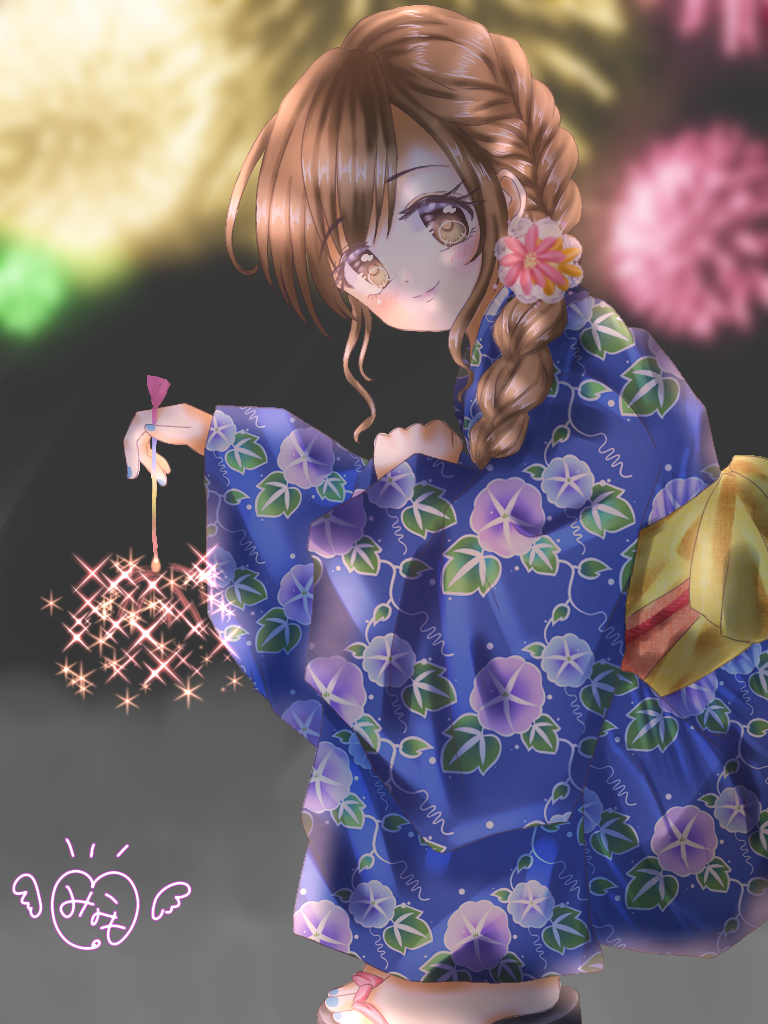 線香花火 Ibispaint 線香花火 Ibispaint