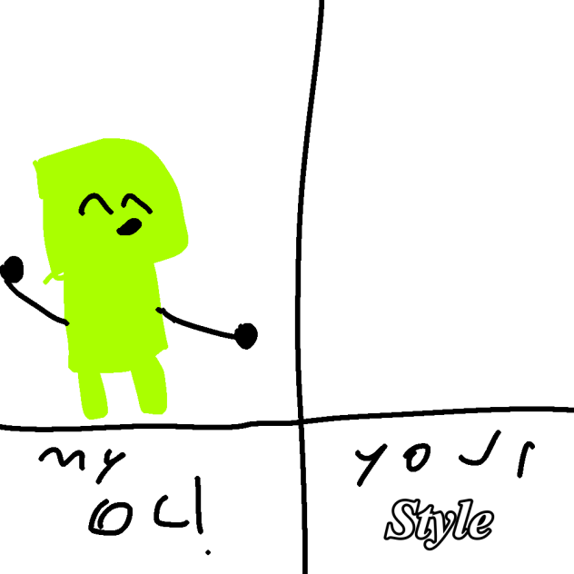Draw my OC in your style.