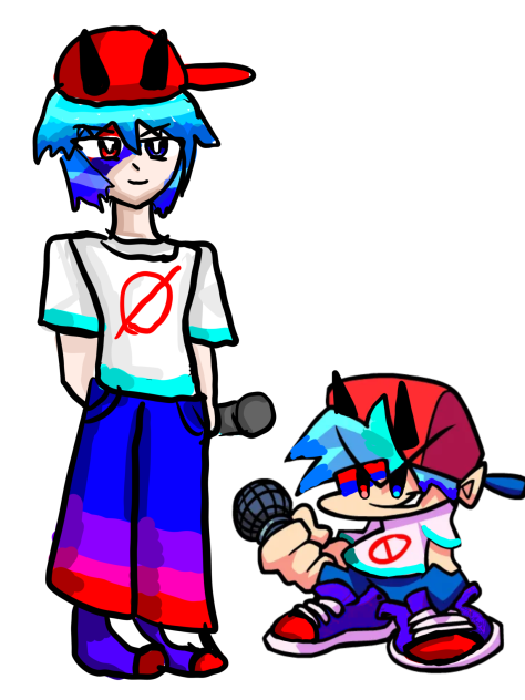 fnf colorful au bf - ibisPaint