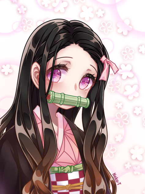 Nezuko-speedpaint-ibis drawing