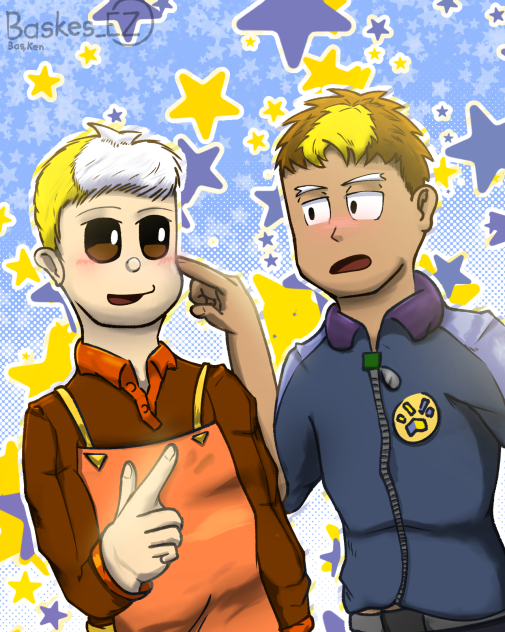 Bas & Ken as humans