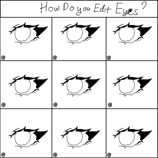 How do you edit eyes👁️