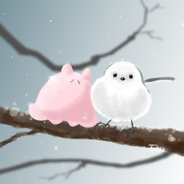シマエナガとメンダコ