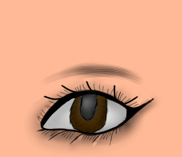 random eye i drew. - ibisPaint