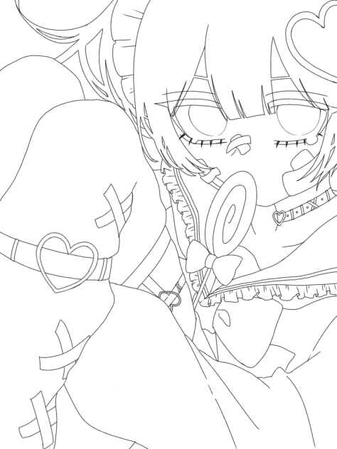 線画🎀🖤