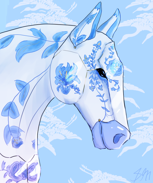 ❴❴ 🪞✒️Porcelain Horse ⚙️🗝️ ❵❵