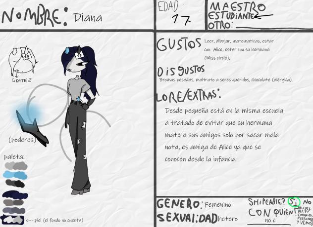 ficha para Harumi gamer