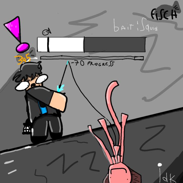 When I caught a colossal squid