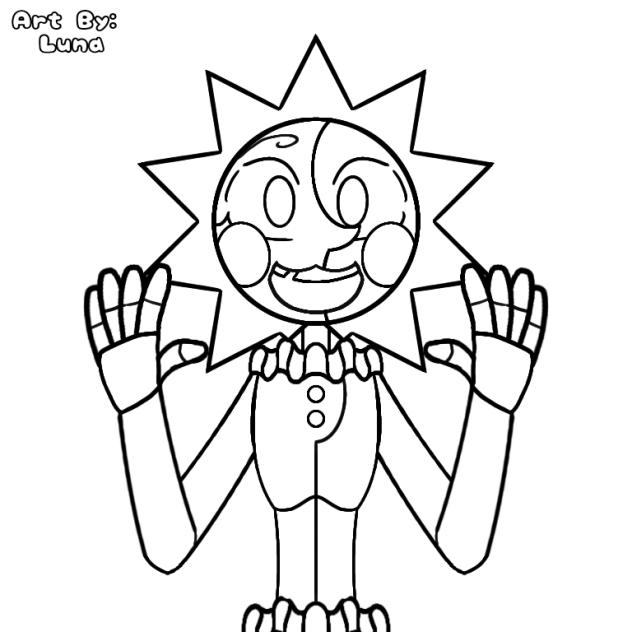 SunRise Coloring Page