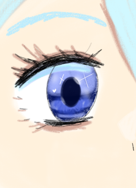 작정하고 그린 눈