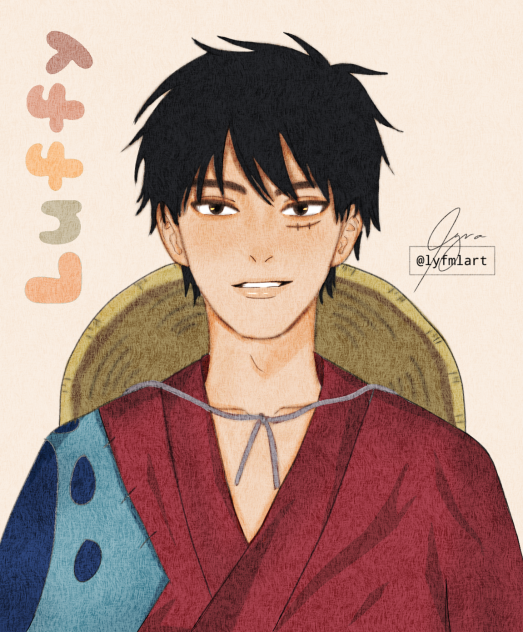 Monkey D Luffy - ibisPaint