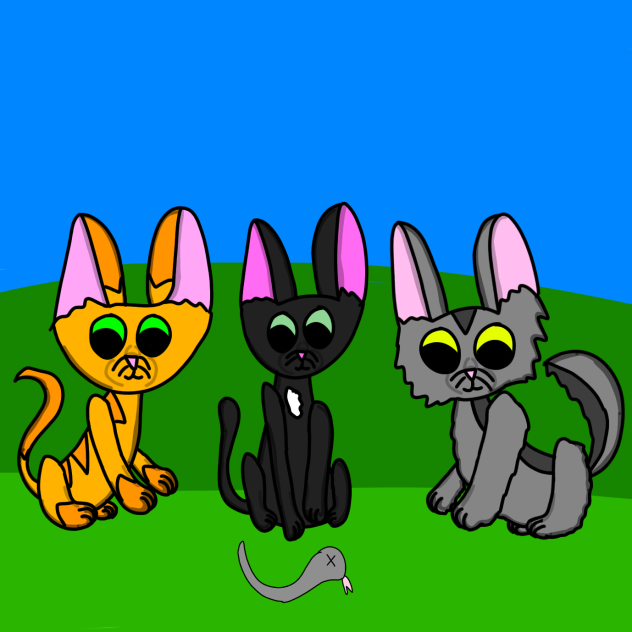 Firepaw Greypaw and Ravenpaw l Warriors