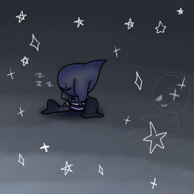 Just a blot sleeping