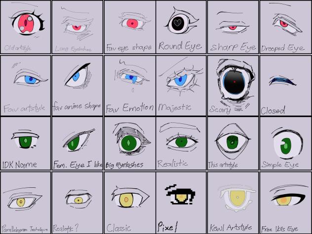(15)How i draw eyes✨️👀