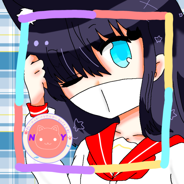 狛狸描いたよ