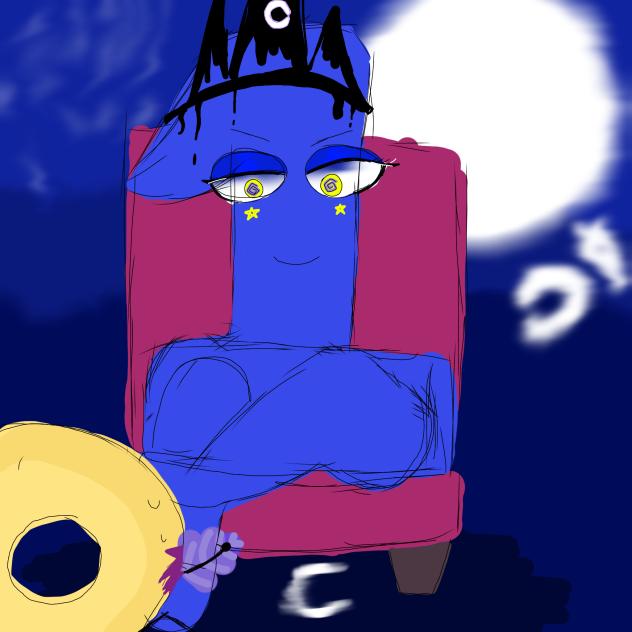 one tearing donut's limbs off