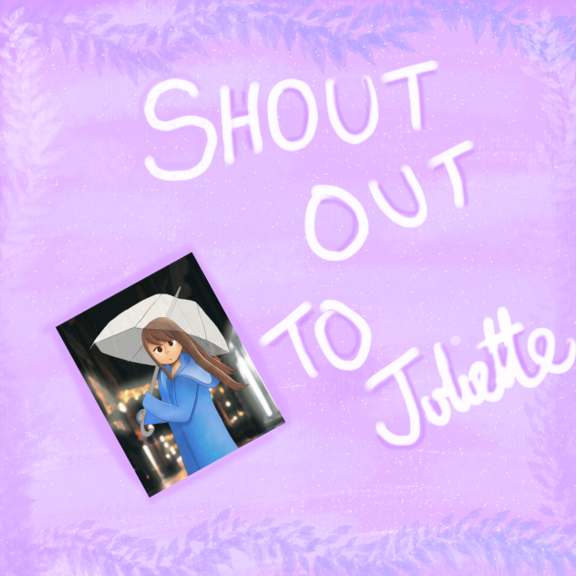 Shoutout to Juliette Diehl-Mclntrye!!