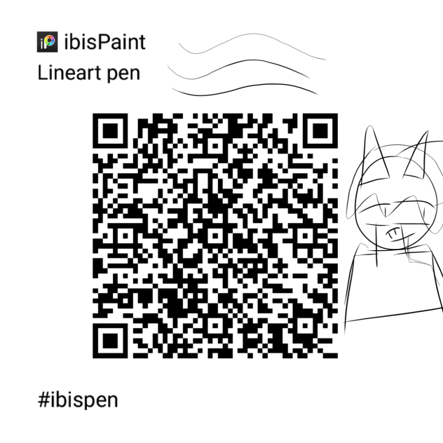 Lineart pen ibisPaint