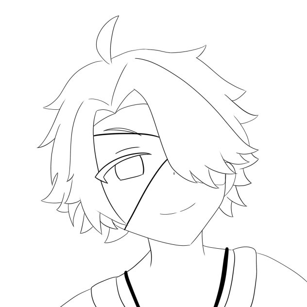 たっつん　線画