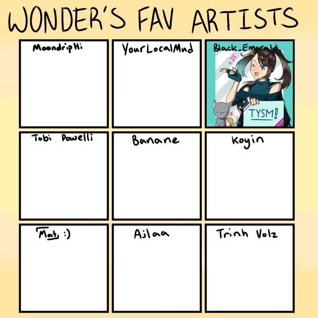 ~For Wonder~