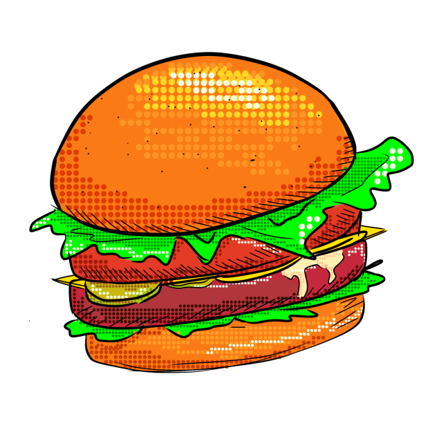burger pop 1🍔 - ibisPaint