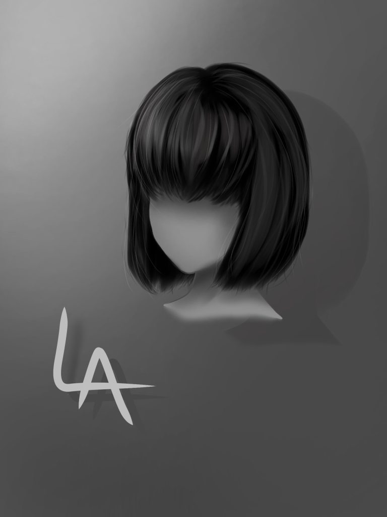 try to draw hairs - ibisPaint